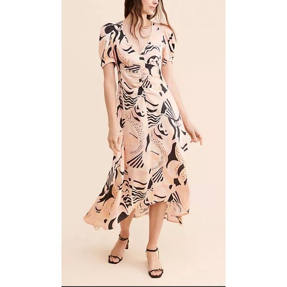 NWOT Untitled in Motion Anotia Printed Maxi Dress Women's XS - Picture 1 of 13